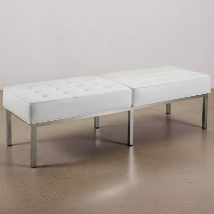 Buy Bench Upholstered in Polyurethane - 3 Seats - Yaner Black 13216 in the Europe 