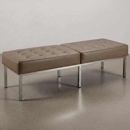 Buy Bench (3 seats) - Premium Leather Black 13217 home delivery 