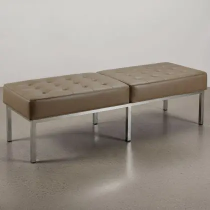 Buy Bench (3 seats) - Premium Leather Black 13217 with a guarantee 