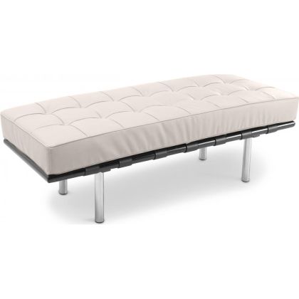 Buy City Bench (2 seats) - Premium Leather Black 13220 with a guarantee 