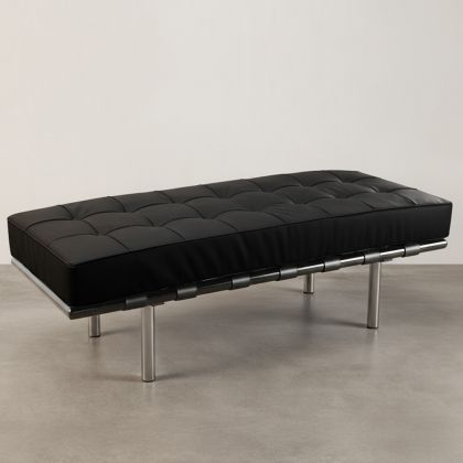 Buy City Bench (2 seats) - Premium Leather Black 13220 - in the EU 