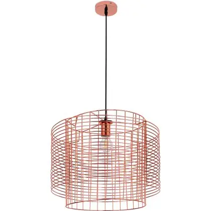 Buy Wire Structure Hanging Lamp Rose Gold 59909 in the Europe