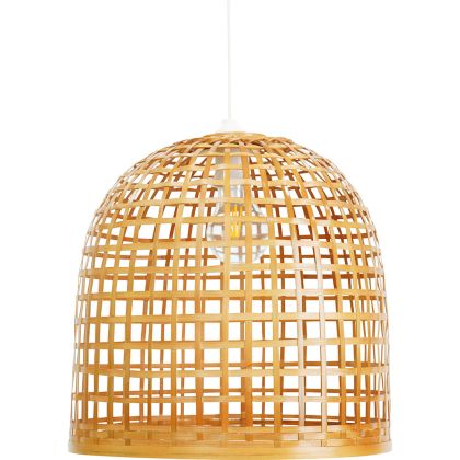 Buy Hanging Lamp Boho Bali Design Natural Bamboo - Suong Natural wood 60043 at MyFaktory