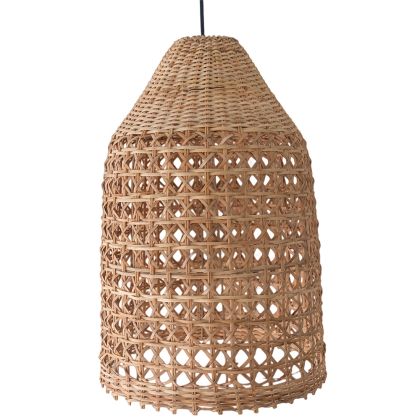 Buy Rattan Pendant Lamp, Boho Bali Style - Grau Natural 60491 with a guarantee