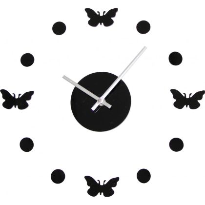 Buy 4 Butterflies Wall Clock Unique 54920 with a guarantee