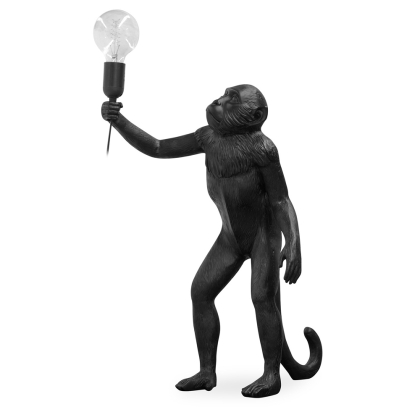 Buy Table Lamp - Monkey Living Room Lamp - Reni Black 58443 in the Europe