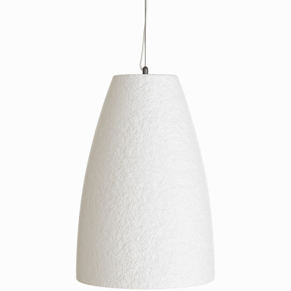 Buy Pendant lamp - Minimalist design - Stone-effect finish - Sinur I White 61738 - in the EU