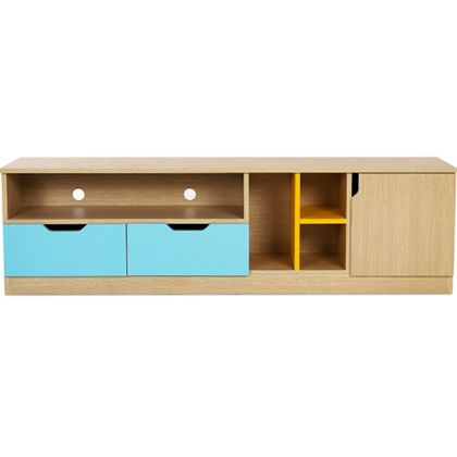 Buy Wooden TV Stand - Scandinavian Design -Yumi Multicolour 59656 at MyFaktory