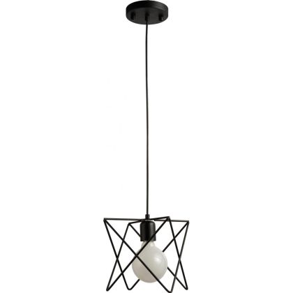 Buy Ceiling Lamp - Industrial Design Pendant Lamp - Star Black 58230 with a guarantee