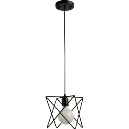 Buy Ceiling Lamp - Industrial Design Pendant Lamp - Star Black 58230 - prices