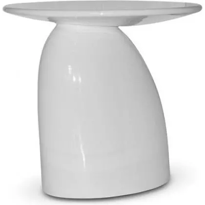Buy Parabole Table - Fiberglass - 60cm White 15415 home delivery