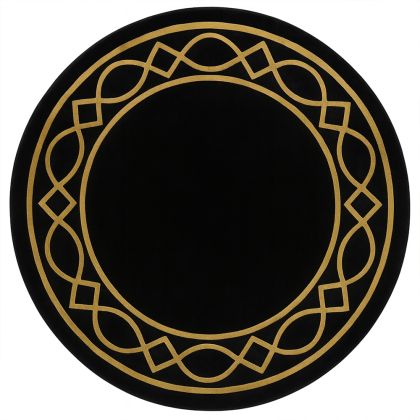 Buy Round Design Wool Rug - 230cm - Erit Multicolour 58288 at MyFaktory