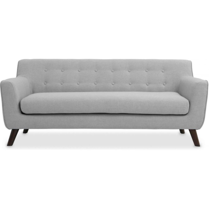 Buy Scandinavian style 2-seater sofa - Meric Light grey 58748 with a guarantee