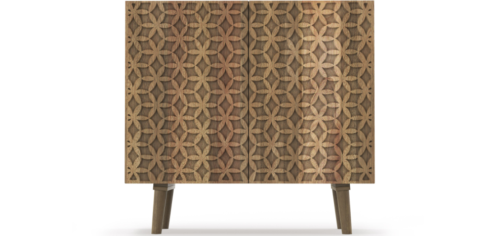 Buy Small Cabinet, Mango Wood, Boho Bali Design - Fre Natural wood 60369 - in the EU