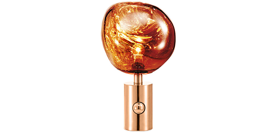  Buy Lava Design table lamp - Acrylic and metal Bronze 59485 - in the EU
