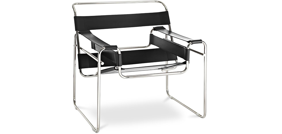  Buy Vasyl Chair - Premium Leather Black 16816 - in the EU
