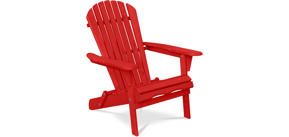  Buy Adirondack Garden Chair - Wood Red 59415 - in the EU