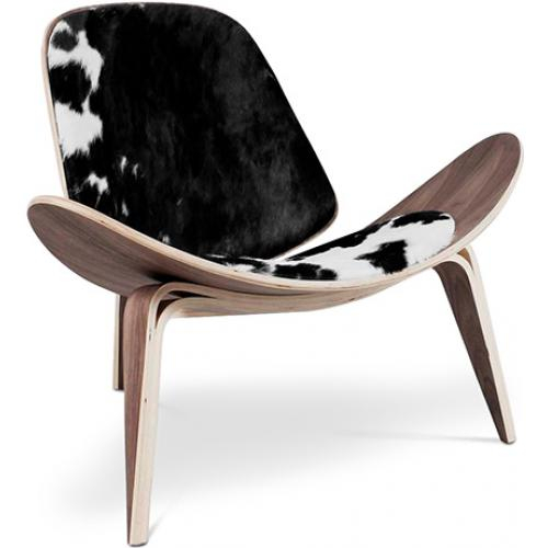  Buy Design Armchair - Scandinavian Style - Upholstered in Pony - Luna Black pony 16775 - in the EU