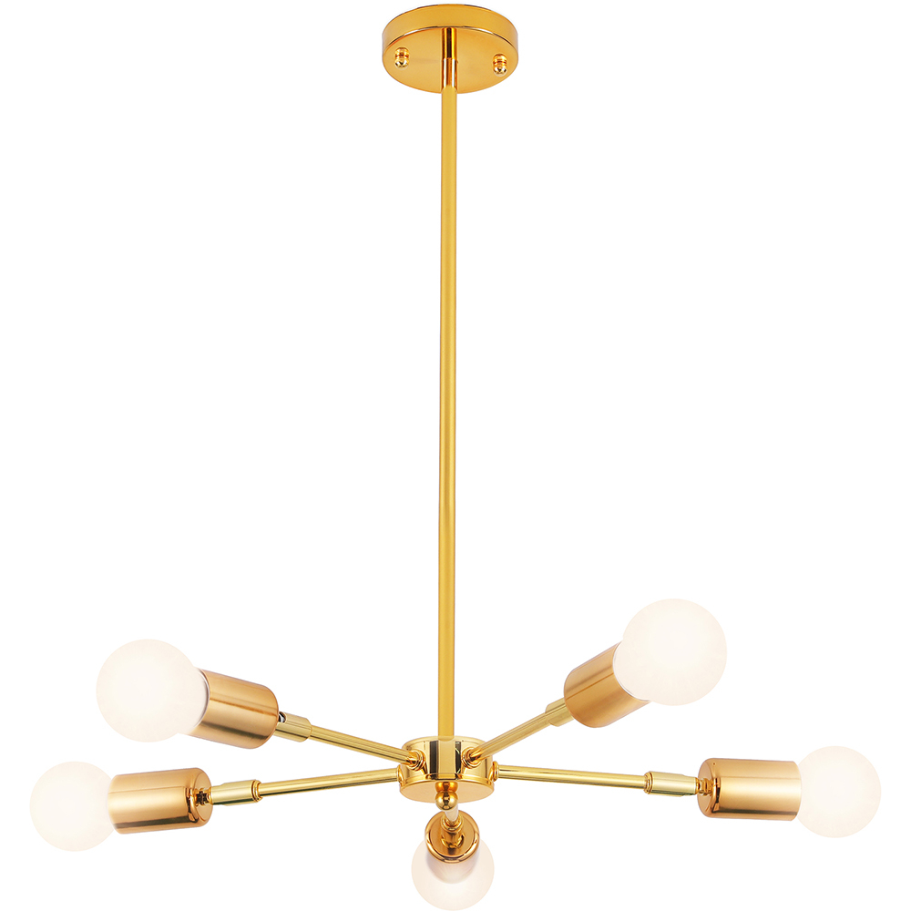  Buy Golden Pendant Lamp in Modern Style, Brass - Carla Gold 59834 - in the EU