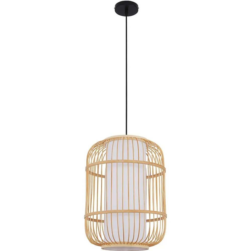  Buy Bamboo Pendant Light Design Boho Bali  Natural wood 59847 - in the EU