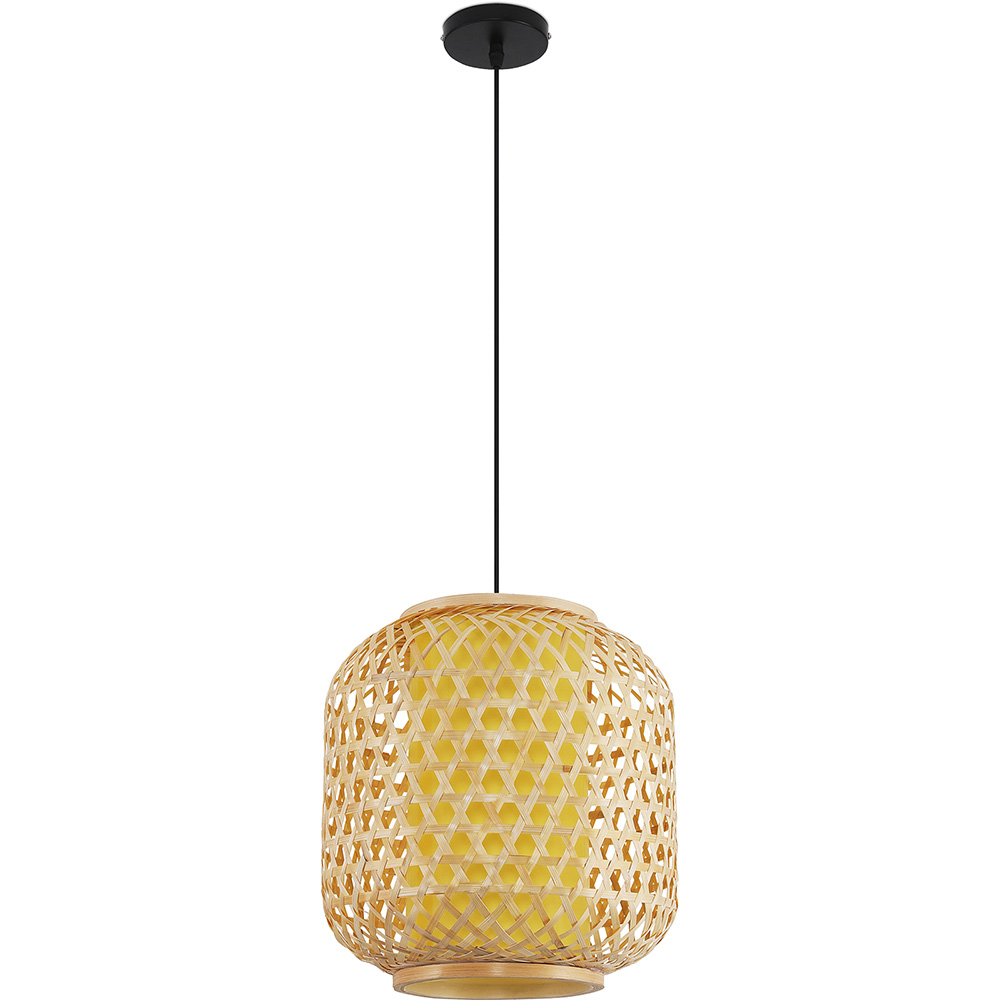  Buy Boho Bali Style Bamboo Pendant Lamp - Karen Natural wood 59855 - in the EU