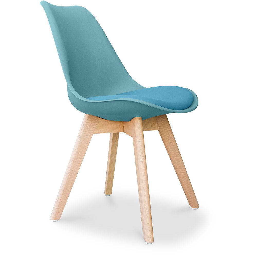  Buy Brielle Scandinavian design Chair with cushion  Aquamarine 58293 - in the EU