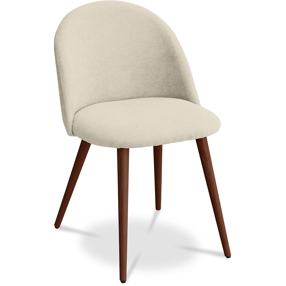  Buy Dining Chair - Upholstered in Fabric - Scandinavian Style -Bennett Beige 58982 - in the EU