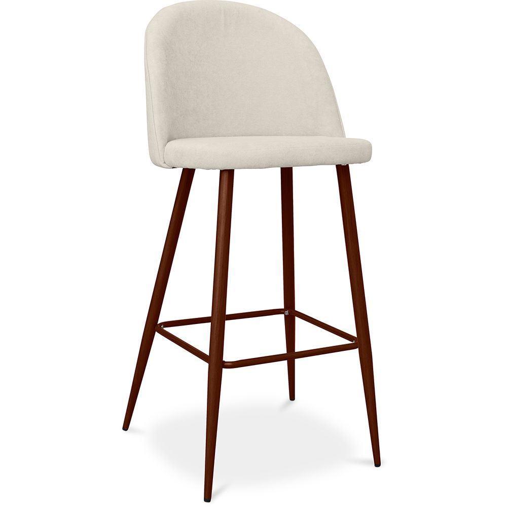  Buy Fabric Upholstered Stool - Scandinavian Design - 76cm - Bennett Beige 59357 - in the EU