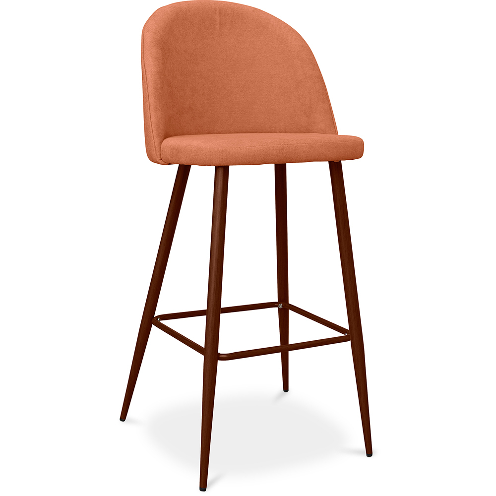  Buy Fabric Upholstered Stool - Scandinavian Design - 76cm - Bennett Orange 59357 - in the EU