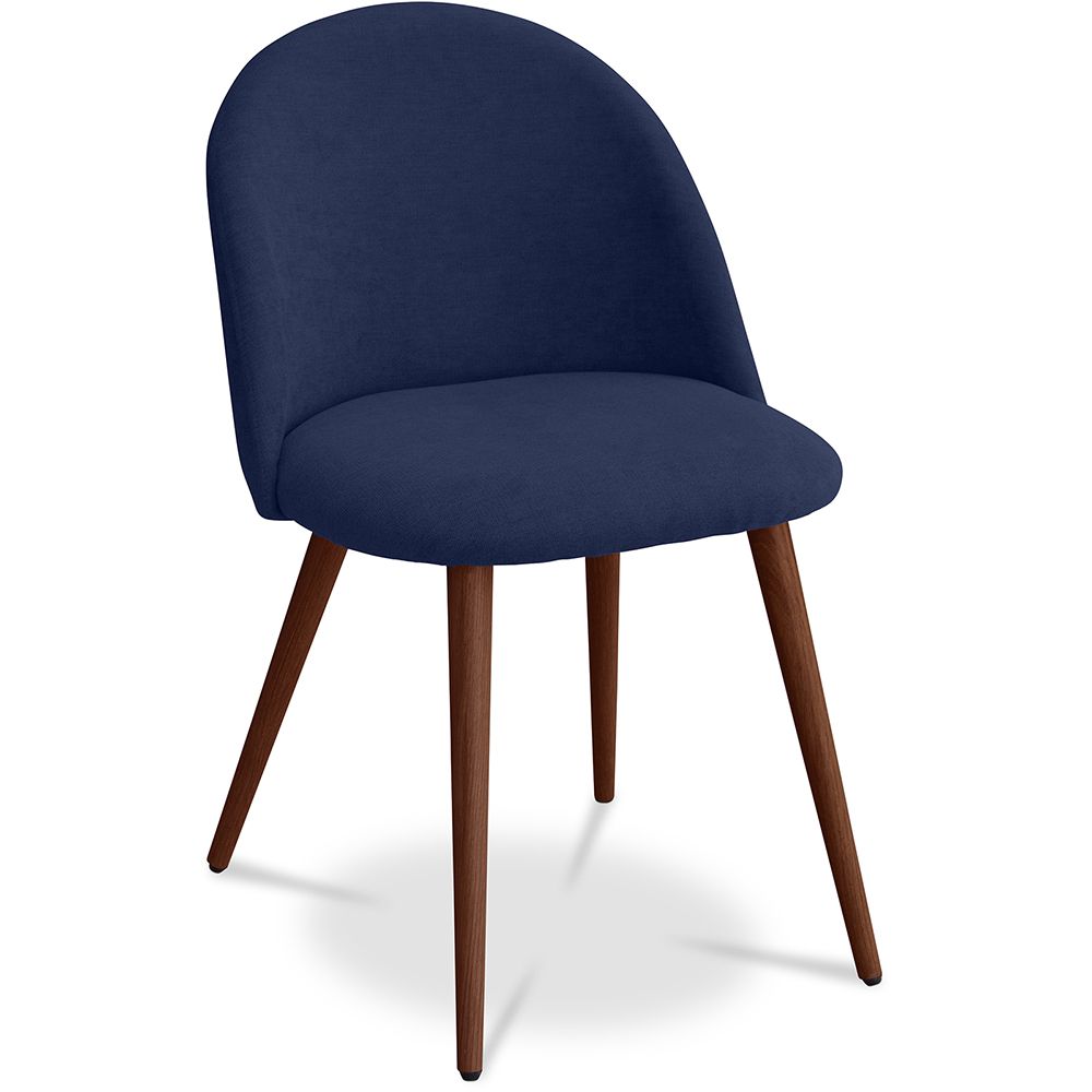  Buy Dining Chair - Upholstered in Fabric - Scandinavian Style -Bennett Dark blue 58982 - in the EU