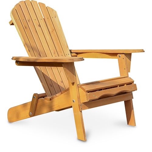  Buy Adirondack Garden Chair - Wood Natural wood 59415 - in the EU