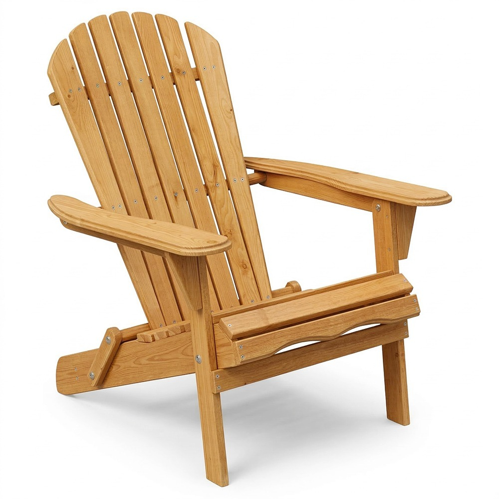  Buy Adirondack Garden Chair - Wood Natural wood 59415 - in the EU
