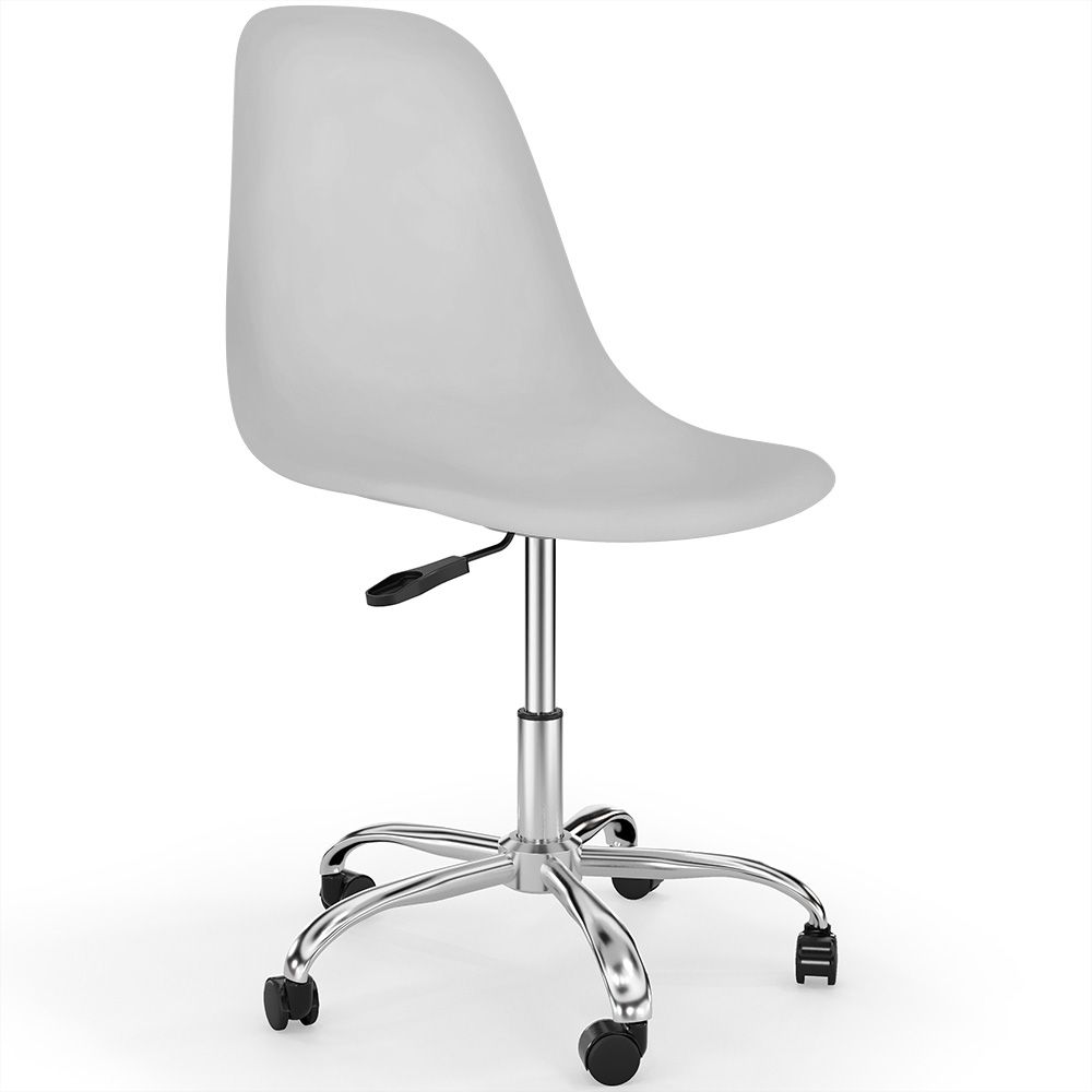  Buy Swivel office chair with casters - Brielle White 59863 - in the EU