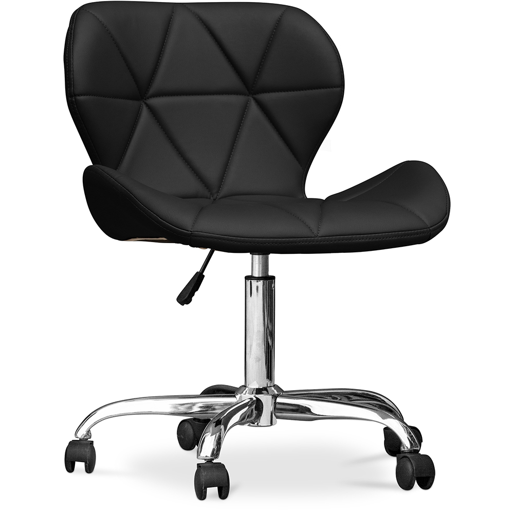  Buy Upholstered PU Office Chair - Winka Black 59871 - in the EU