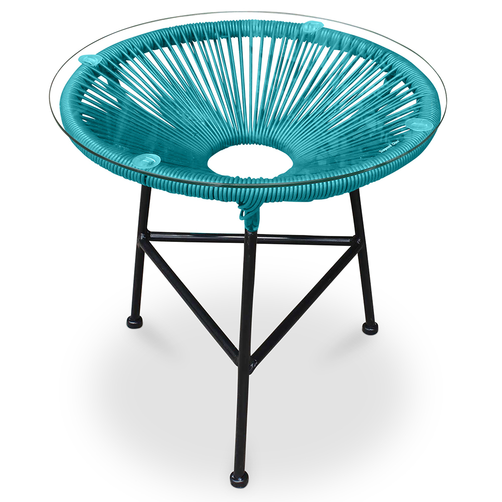 Buy Garden Table - Side Table - Ulana Turquoise 58571 - in the EU