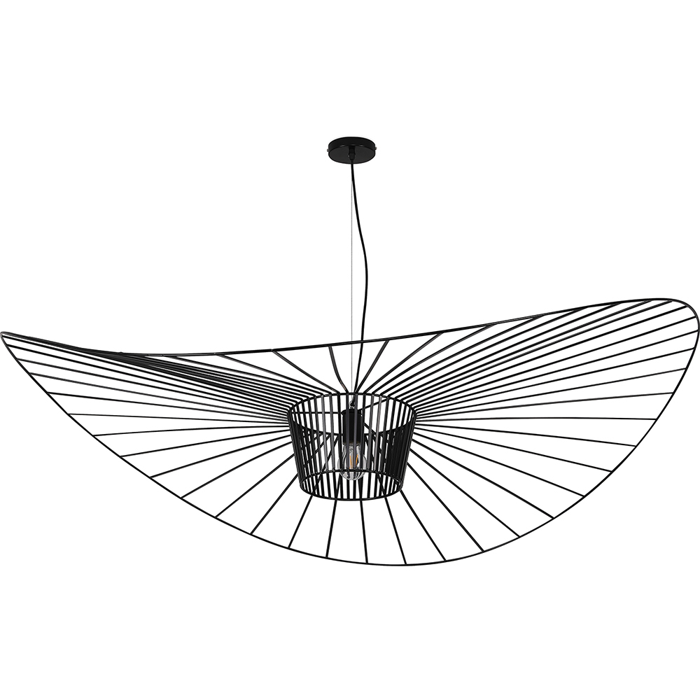  Buy Hanging Lamp Vertice - Metal - 140cm Black 59884 - in the EU