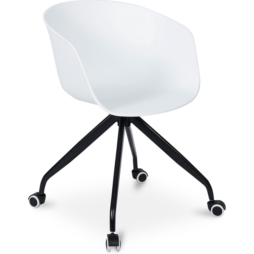  Buy Design Office Chair with Wheels White 59885 - in the EU