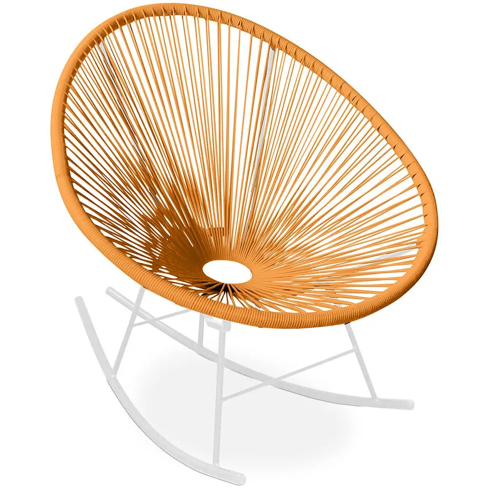 Buy Acapulco Rocking Chair - White legs - New edition Orange 59902 - in the EU