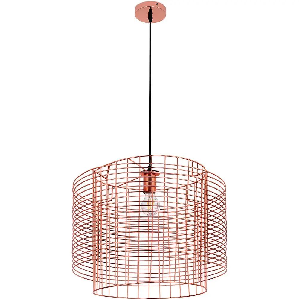  Buy Wire Structure Hanging Lamp Rose Gold 59909 - in the EU