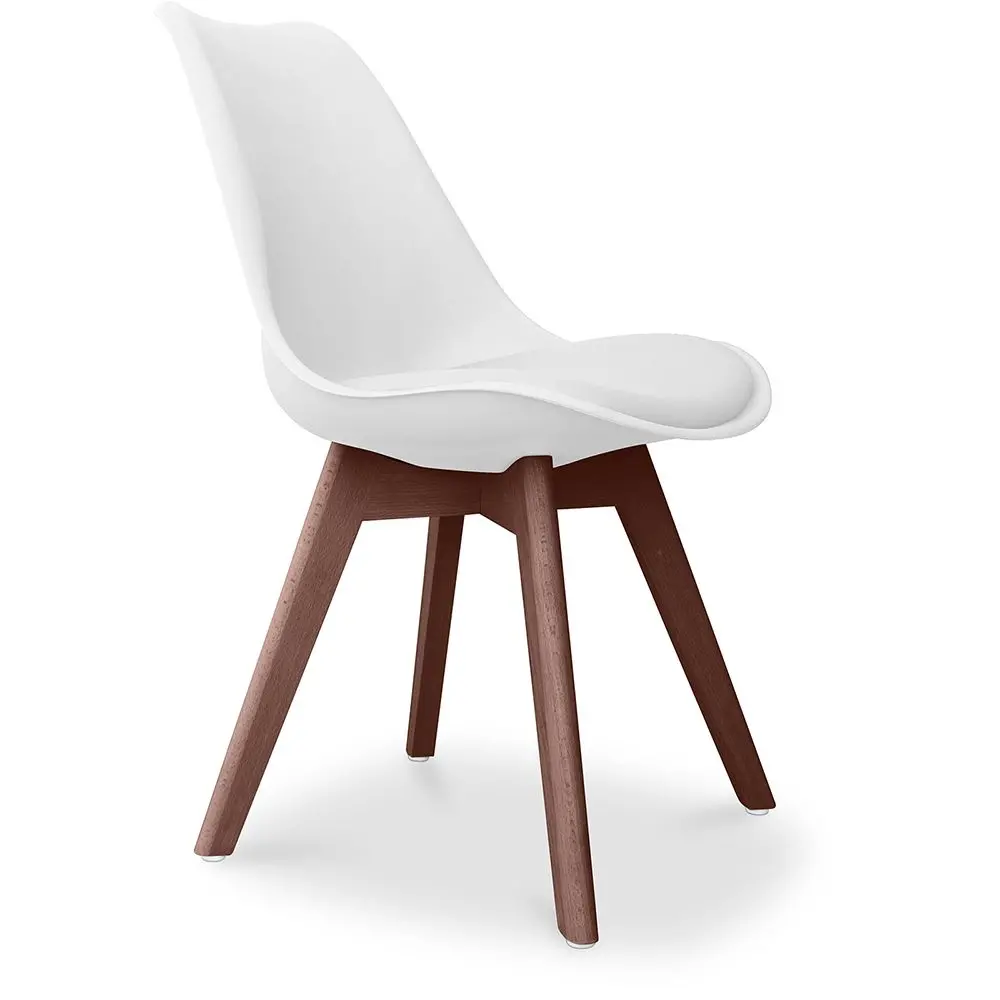  Buy Brielle Scandinavian design Premium Chair with cushion - Dark Legs White 59953 - in the EU