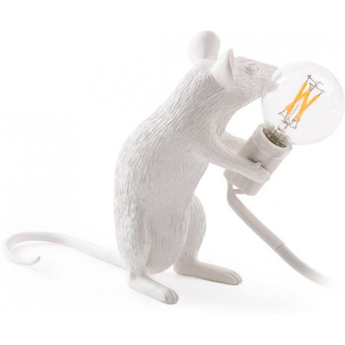  Buy Mouse table lamp - Resin White 58832 - in the EU