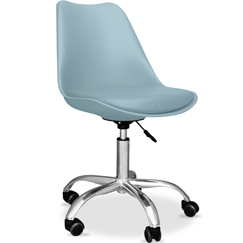  Buy Tulip swivel office chair with wheels Pastel green 58487 - in the EU