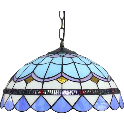  Buy Hanging Lamp Tiffany Design Glass Antique Victorian Light - Ace Multicolour 60014 - in the EU