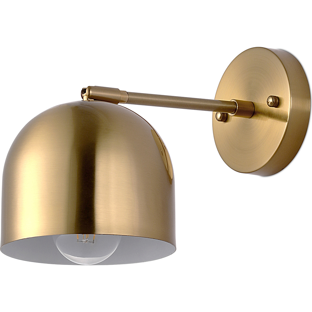  Buy Wall lamp with adjustable shade, gold brass - Bill Gold 60026 - in the EU