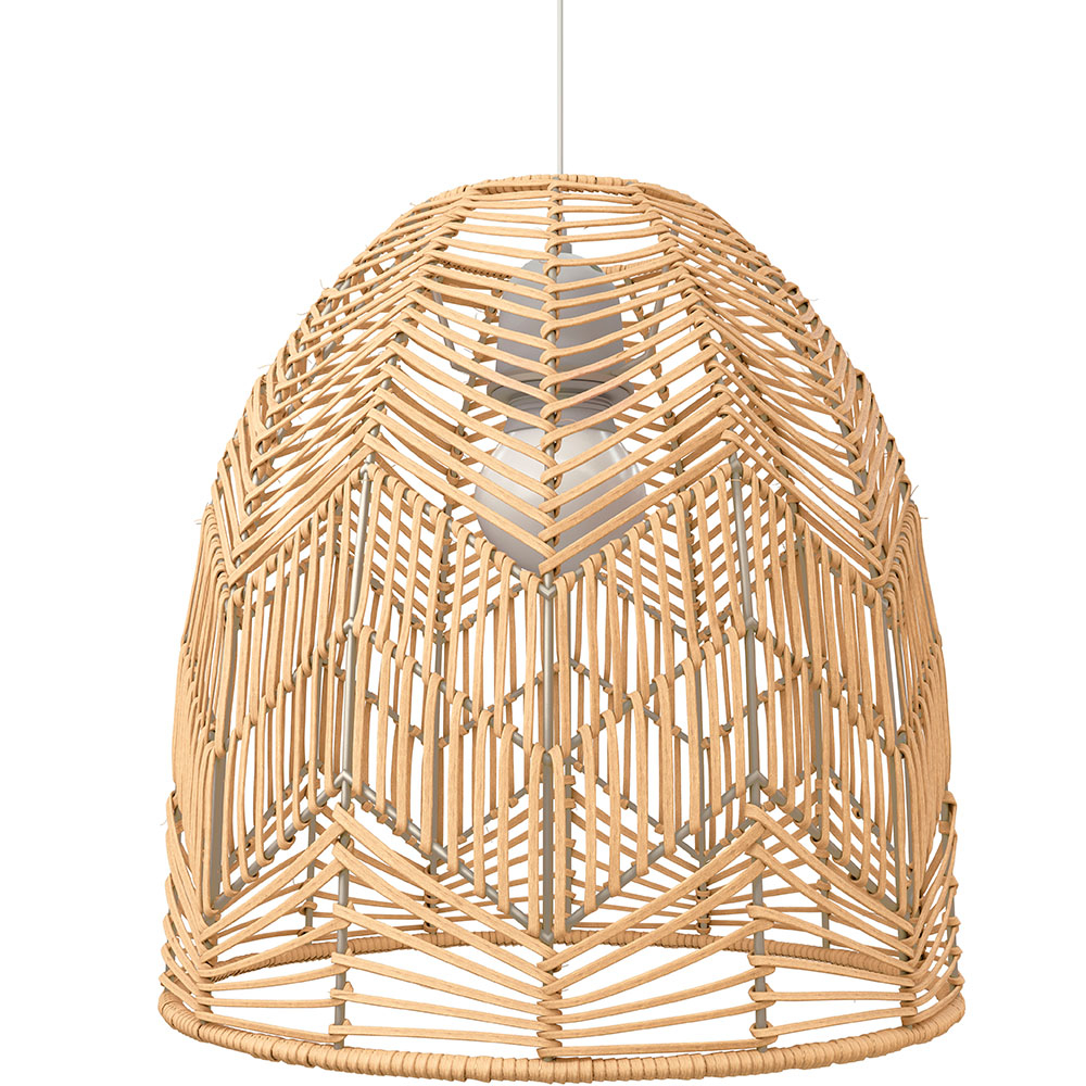 Buy Hanging Lamp Boho Bali Design Natural Rattan - Tuan Light natural wood 60030 - in the EU