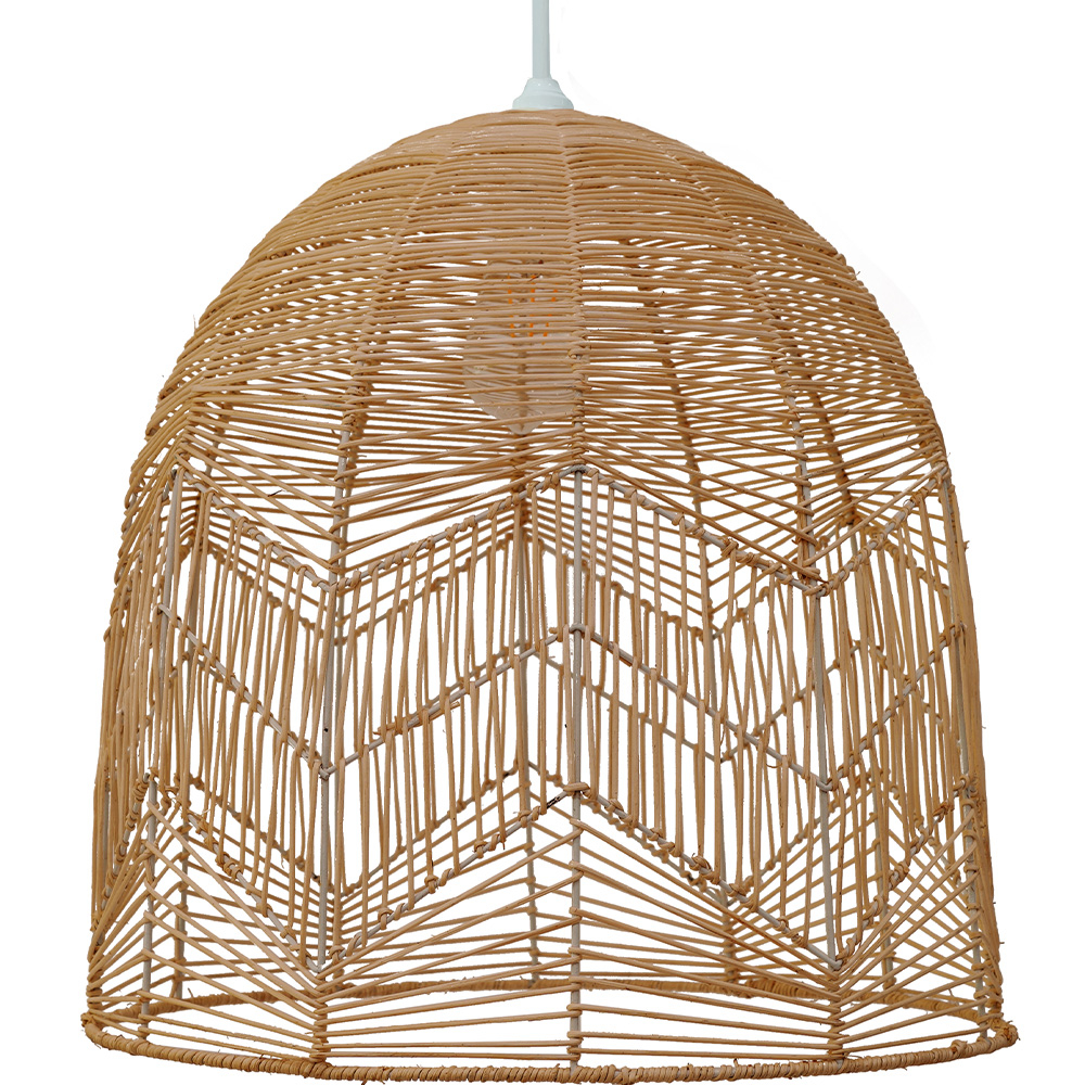  Buy Hanging Lamp Boho Bali Design Natural Rattan - Tuan Light natural wood 60030 - in the EU