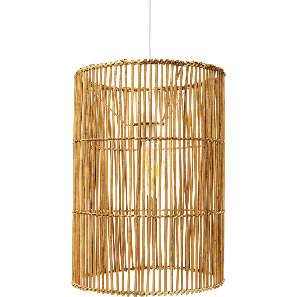  Buy Hanging Lamp Boho Bali Design Natural Rattan - Deing Natural wood 60045 - in the EU