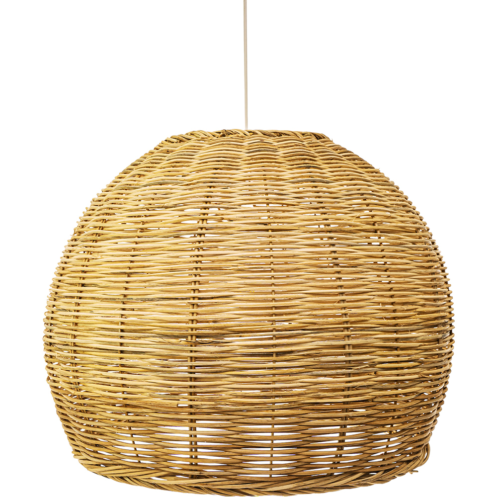  Buy Hanging Lamp Boho Bali Design Natural Rattan - Thu Natural wood 60051 - in the EU