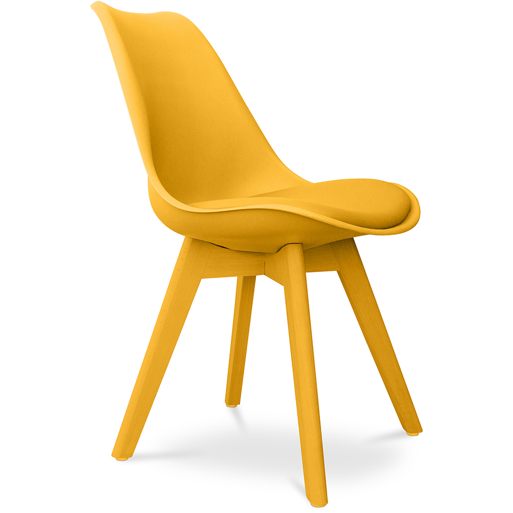  Buy Premium Brielle Scandinavian Design chair with cushion Yellow 59277 - in the EU