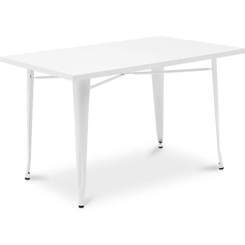  Buy Dining Table Bistrot Metalix style industrial Metal - 120 cm - New Edition White 60128 - in the EU